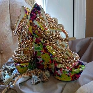 Nelly Bernard wedge sandal.